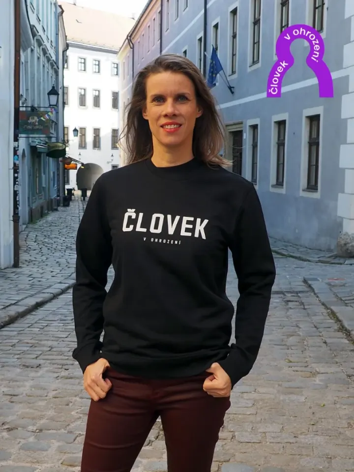 Crewneck Človek v ohrození x Bratiska / Slovakia