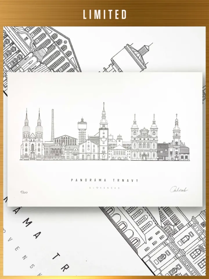 Limited Print Panorama of Trnava / Slovakia