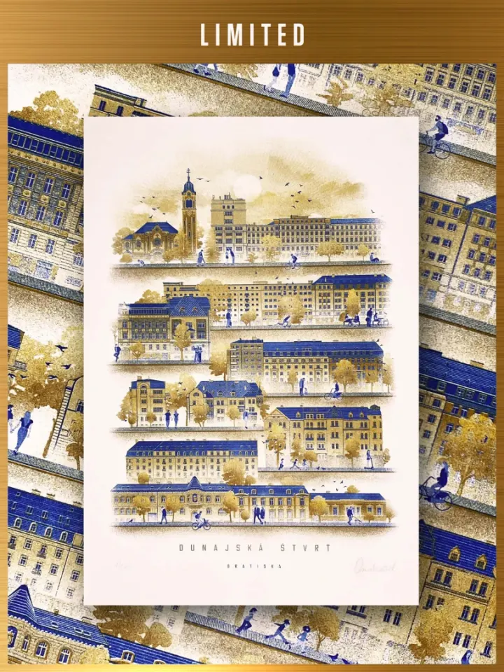 Limited Print Dunajská Štvrť / Bratislava / Slovakia