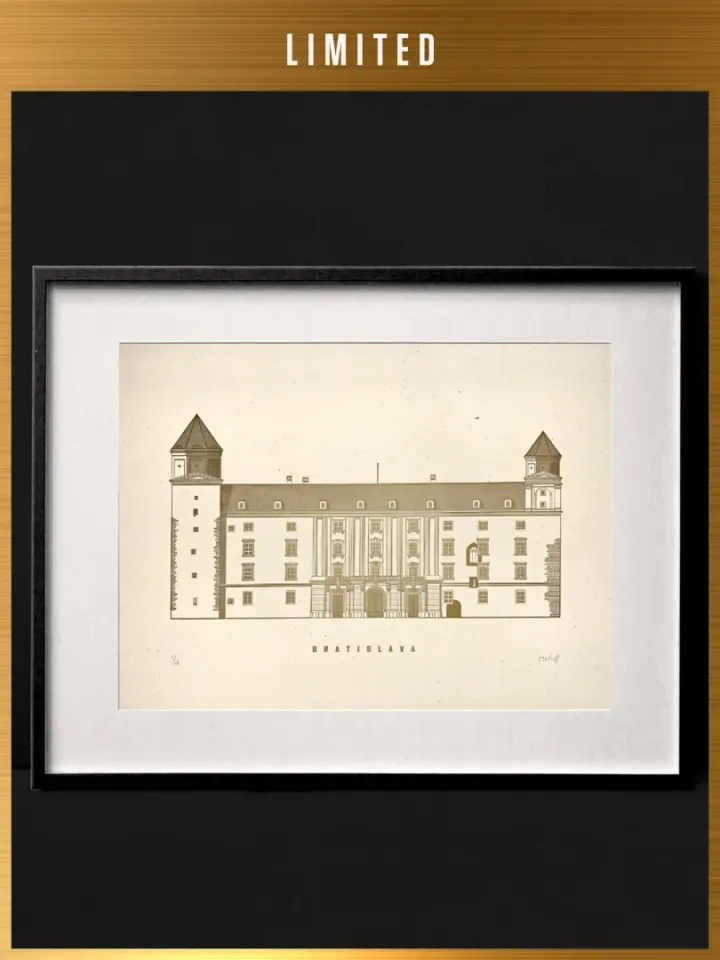 Limited Print Bratislava Castle / Slovakia