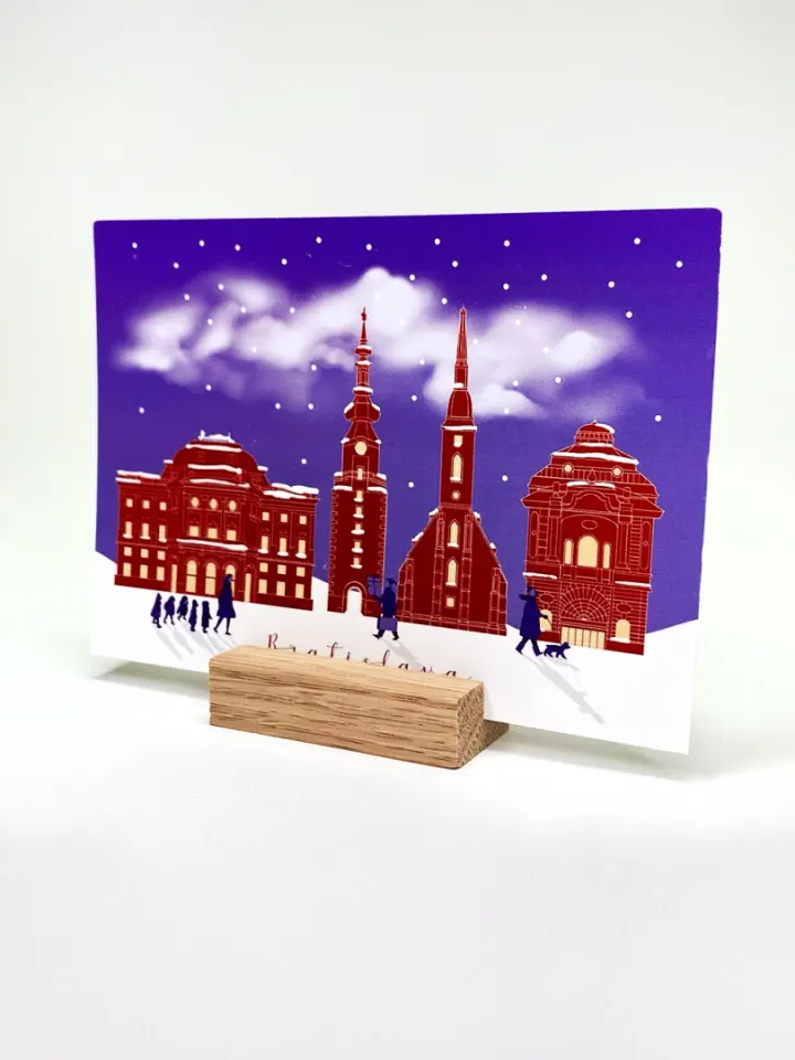 Wooden stand 6 cm