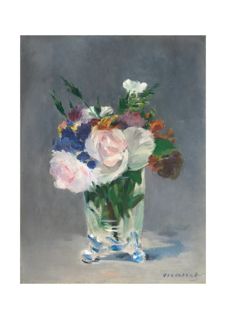 Flowers in a Crystal Vase, Edouard Manet, 1882