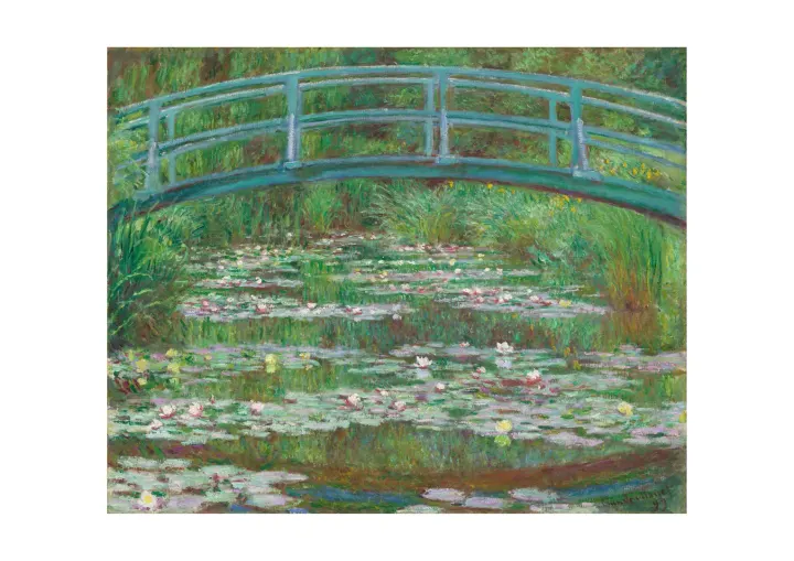 The Japanese Footbridge, Claude Monet, 1899